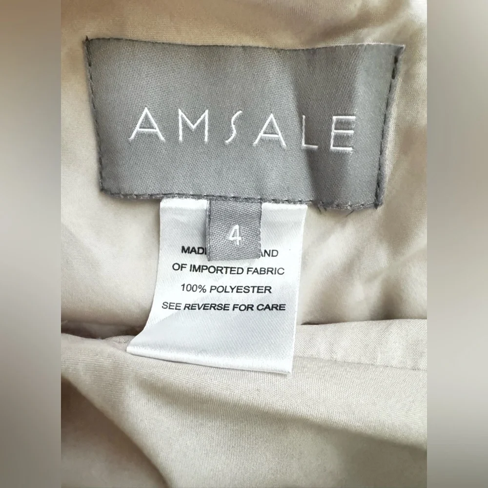 Amsale sophisticated strapless